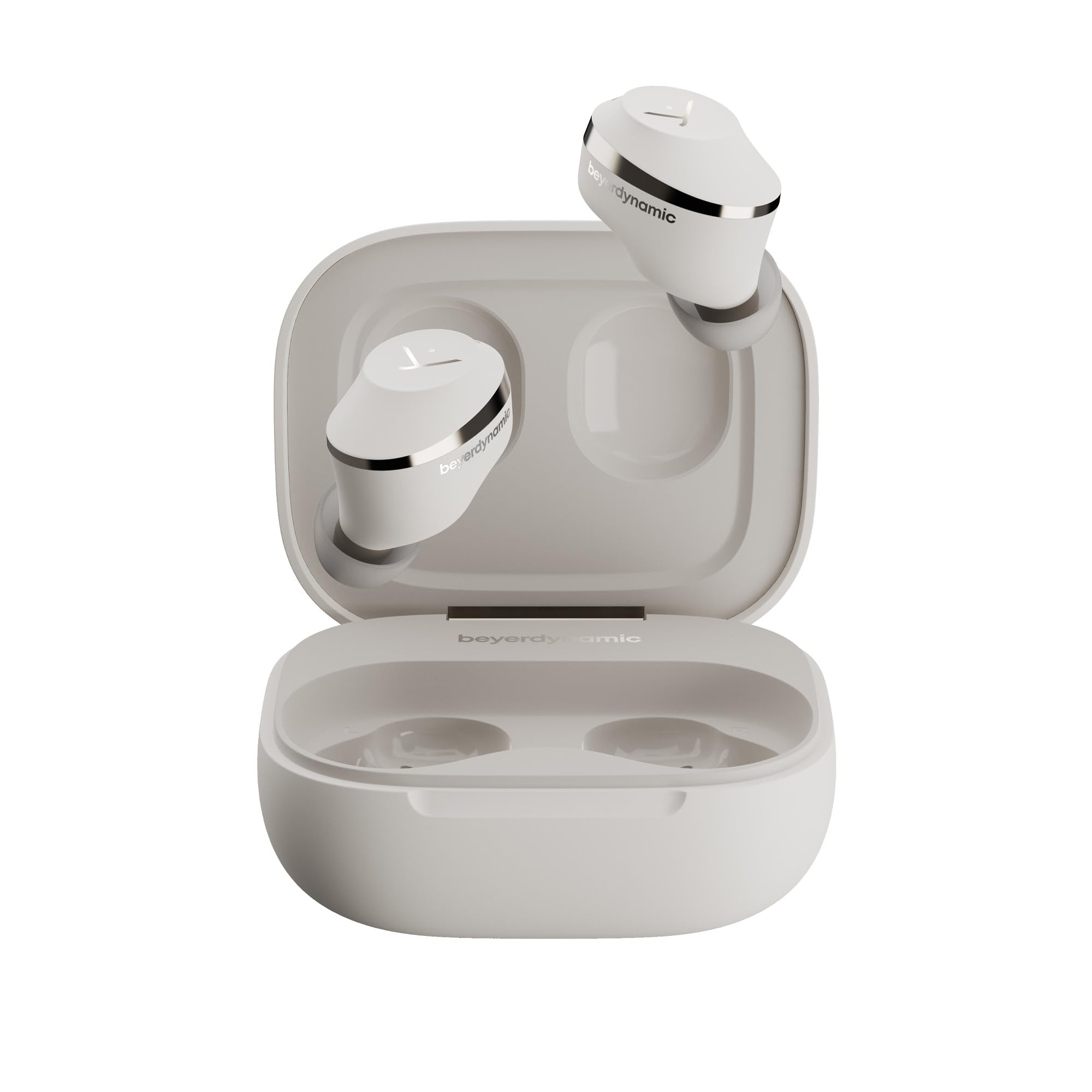 beyerdynamic Amiron 300 True Wireless Noise Cancelling Earbuds Multipoint Bluetooth® 5.3 with Active Noise Cancellation Up to 10 Hours of Battery Runtime Cream